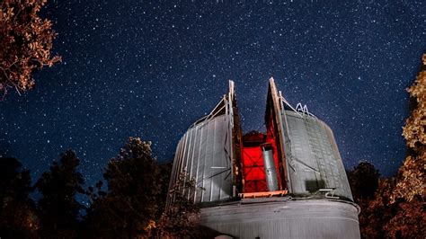 The Clark Telescope Dome Under The Night Skies At The Lowell