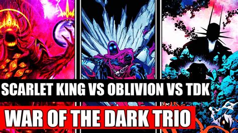 Marvel Vs Dc Vs Scp Oblivion Vs Darkest Knight Vs Scarlet King Youtube