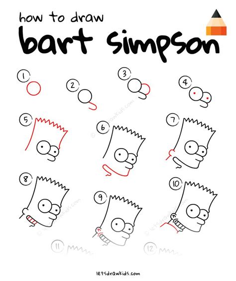 Learn How To Draw Bart Simpson With This Step By Step Tutorial And