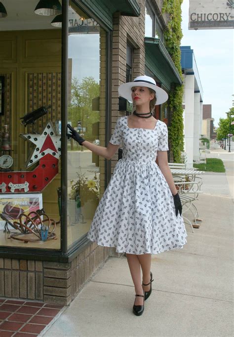 Audrey Retro 1950s Dress On Sale Recollections
