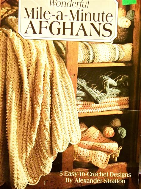 Crochet Pattern Afghan Mile A Minute Crochet Club