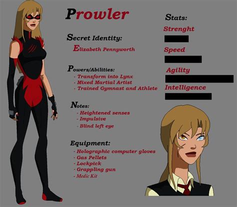 Young Justice Oc Prowler By Wickedcurlyfeather On Deviantart Young