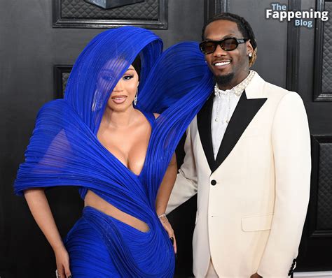 Cardi B Flaunts Her Sexy Boobs At The 65th Annual Grammy Awards 57