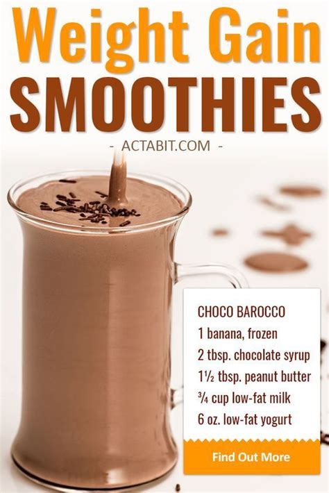 Make High Calorie But Healthy Weight Gain Smoothies And Shakes With