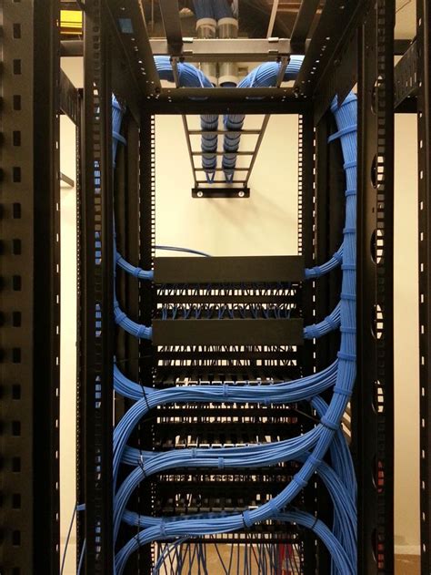 Proud Of This One Structured Cabling Cable Management Network Rack