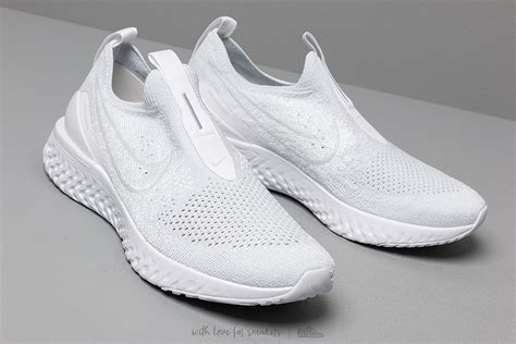 Nike epic react trainers for women. Nike W Epic Phantom React Flyknit White/ White-Pure ...