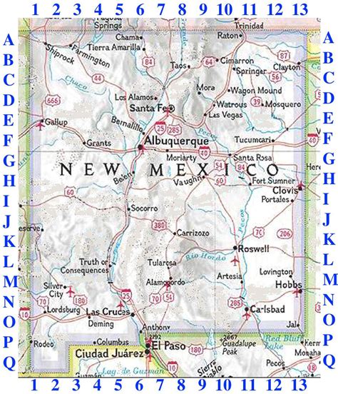 North Fork New Mexico Map Time Zones Map