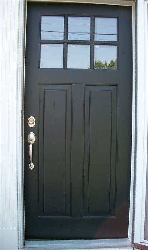 10 Dark Gray Front Door