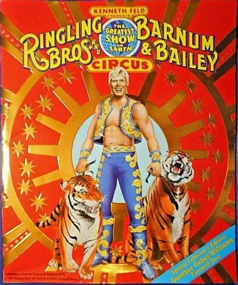 Ringling Bros Barnum Bailey Circus Th Souvenir Program W Poster