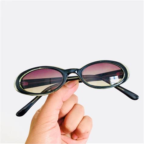 vintage 90s deadstock slim oval sunglasses sunglasses vintage oval sunglasses sunglasses