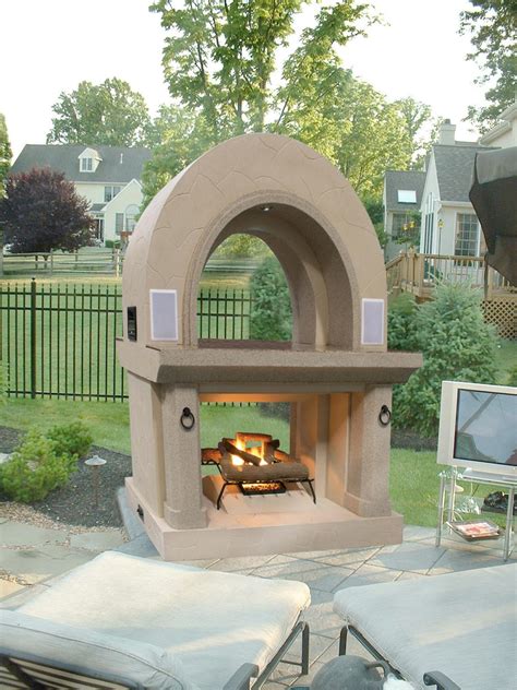 Fireplaces Warm Up Patios Outdoor Rooms Hgtv