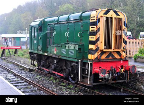 Diesel Shunting Engine British Rail Class 8 D4167 At Okehampton