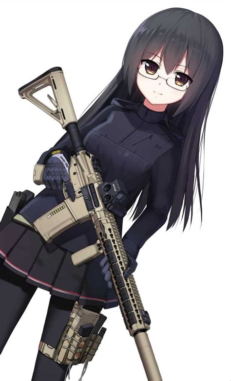 Anime Girls With Guns Part 258 Fille Anime Cool Cool Anime Girl