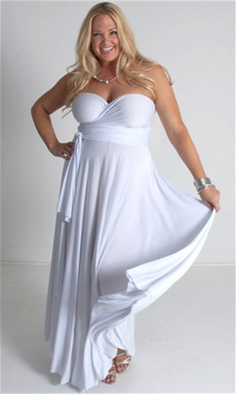 White Dresses For Plus Size Women Style Jeans