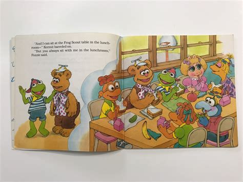 Muppet Kids Jim Henson 1989 Frogs Only Book Childrens Kids Etsy