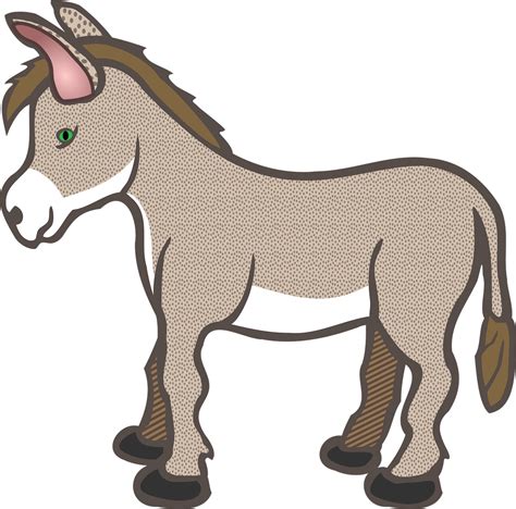 Digital Drawing And Illustration Donkey Clipart Rainbow Donkey Farm