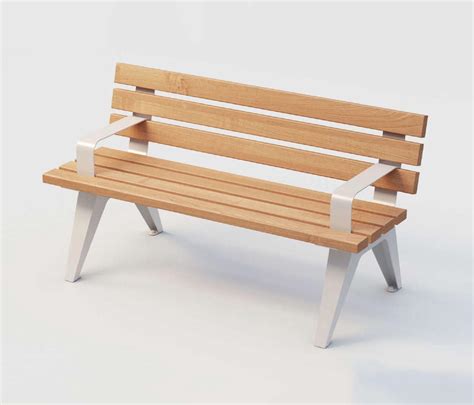Aria Street Bench With Armrest And Backrest Architonic