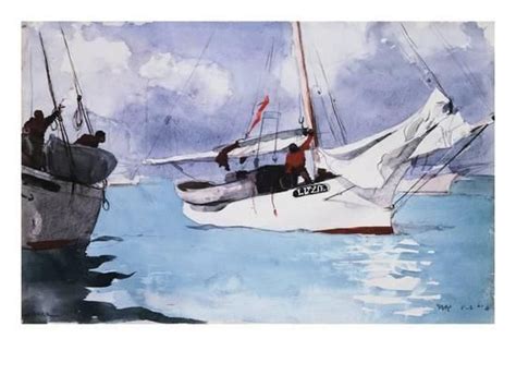 Maybe you would like to learn more about one of these? Fishing Boats, Key West Giclee Print by Winslow Homer ...