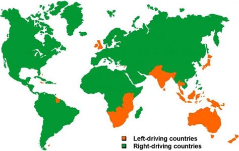 Heres Why Some Countries Drive On The Left Side Of The Road