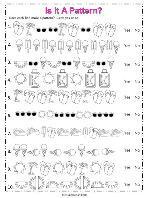 First Grade Pattern Worksheets For Grade 1 Kidsworksheetfun