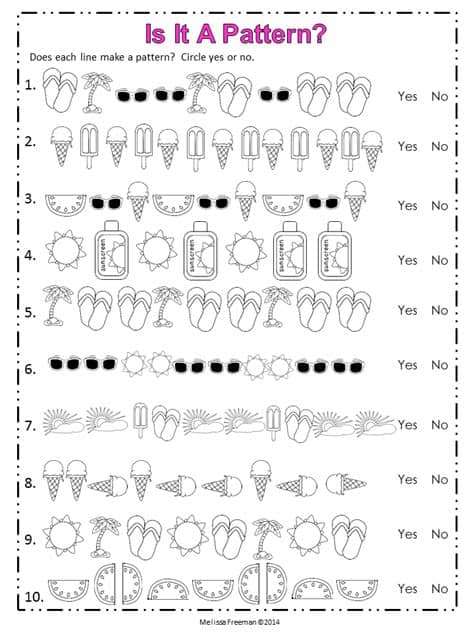 Patterning Worksheets | Math patterns, Pattern worksheet ...