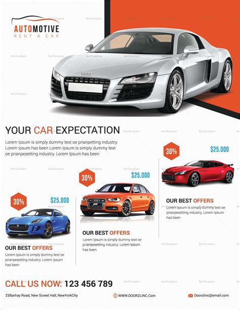 Car For Sale Flyer Template Free Of 20 For Sale Flyers Psd Ai Eps
