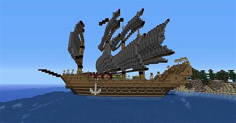 Minecraft Pirate Ship Schematic
