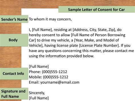 Before you pack your suitcase and jet off, you'll need to get a passport. How to Write Letter of Consent (with Downloadable Sample ...