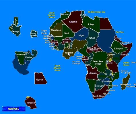 Bill Kerr Africa Map Game Progress