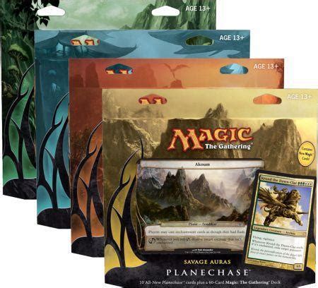 Environment experience unique to magic … Planechase 2012 Game Pack Box with 4 Decks (MTG ...