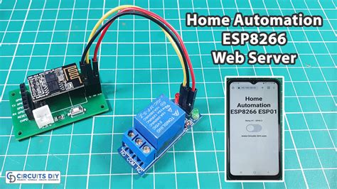 Home Automation With Esp8266 Web Server And Relay Module