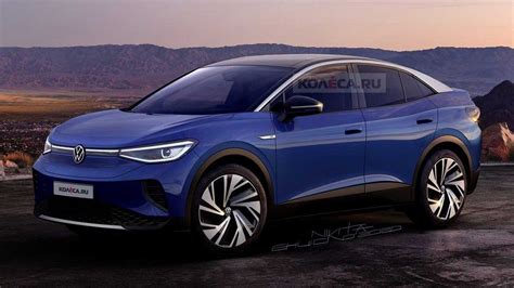 Vw Id4 Coupe Rendered With Sleek Design Electric Power