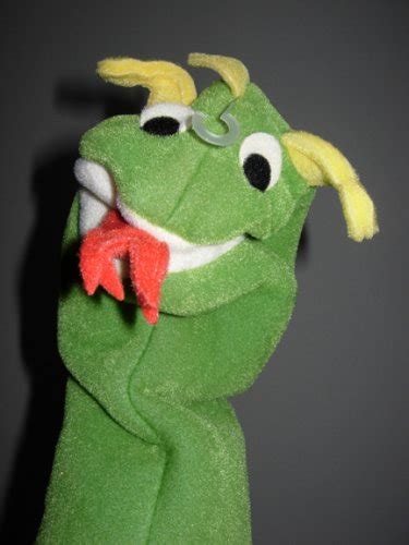 Legents And Lore Original Green Dragon Bath Hand Puppet Discontinued