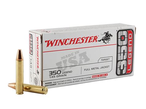 Winchester Ammunition 350 Legend 145 Grain Fmj 20rd Box Win