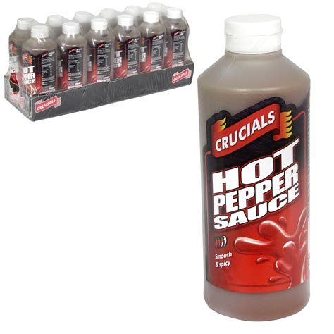 Crucials Hot Pepper Sauce 500ml Concordextra