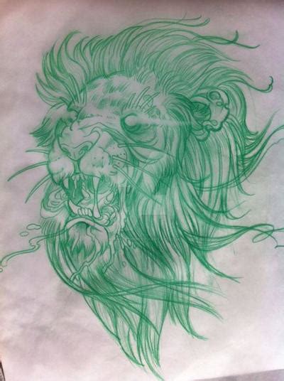 Zombie Lion Sketch By 5stardesigns On Deviantart