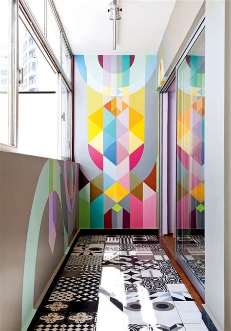 Geometric Wall Paint Design Ideas With Tape 2020 Trends Home Diy