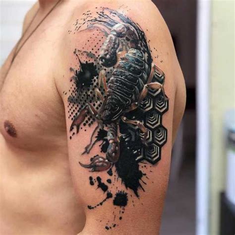 Скорпион татуировки для мужчин 392 Фото и эскизов тату скорпион Что