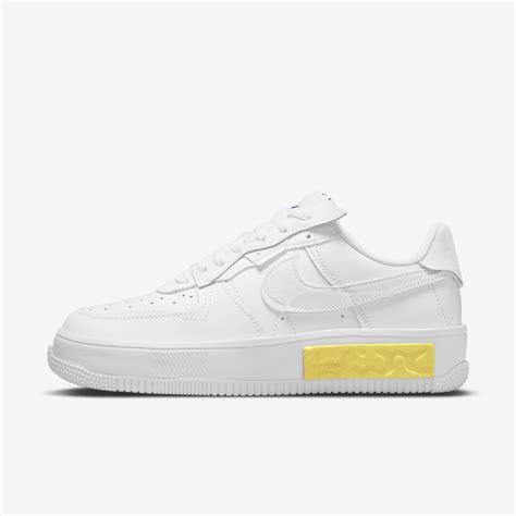 Womens Nike Air Force 1 Fontanka White Yellow Da7024 101 More Sneakers