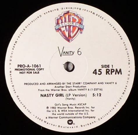 Vanity 6 Nasty Girl 2006 Vinyl Discogs