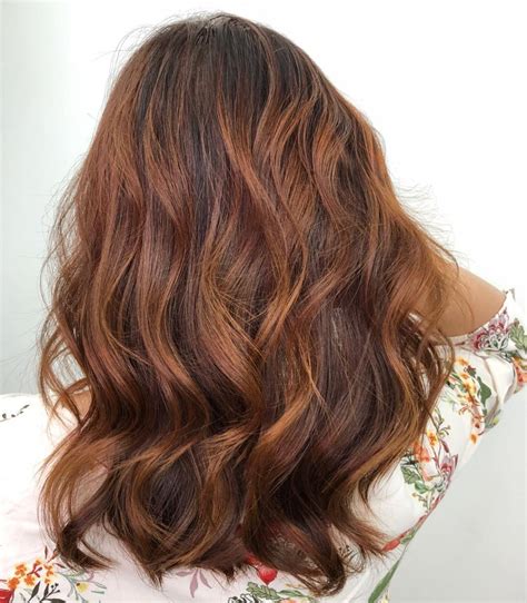Lustrous Golden Copper Hair Colour Tones Bring Out The Warmth In Your