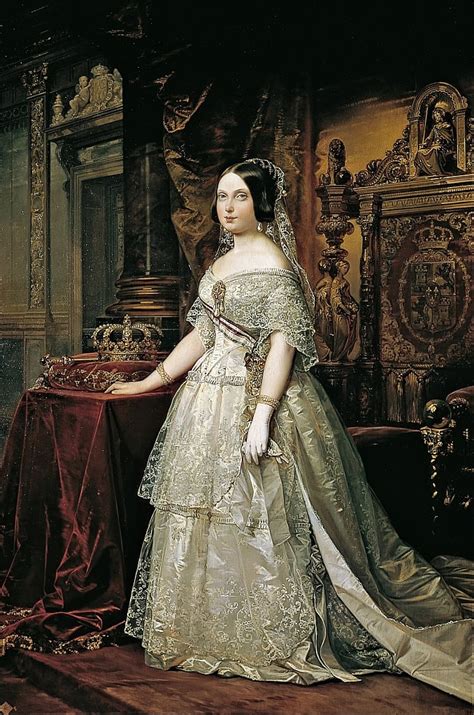 Ritratto Di Isabella Ii Di Spagna Stampa Darte