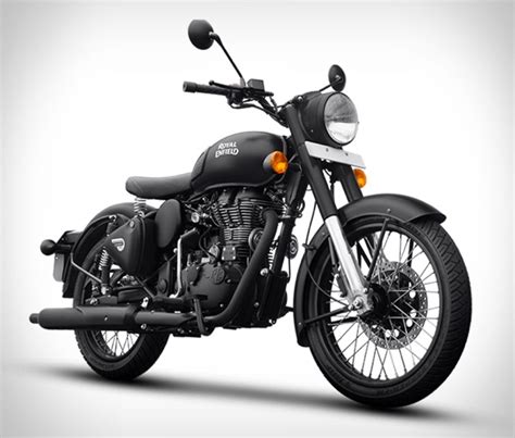 Unlike the classic 350, this motorcycle comes with an electronic fuel injection (efi) fuel system and it. Royal Enfield Classic 500 Stealth Black