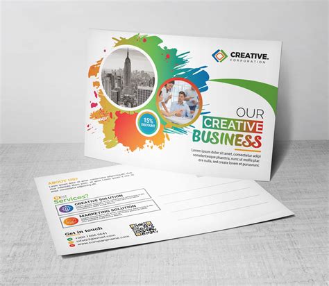 Creative Postcard Design Template 002382 - Template Catalog