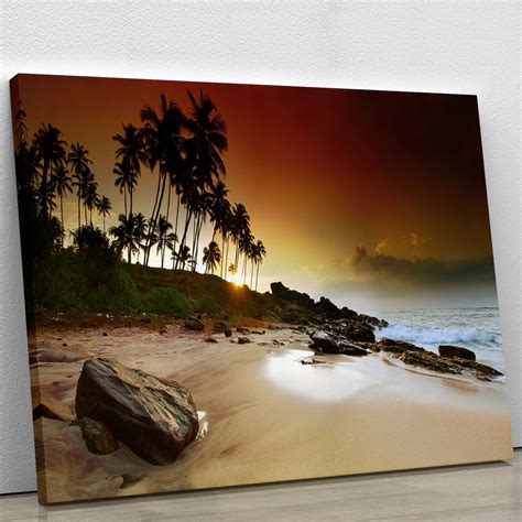 Extremely Beautiful Vivid Sunrise Canvas Print Or Poster Canvas Art Rocks
