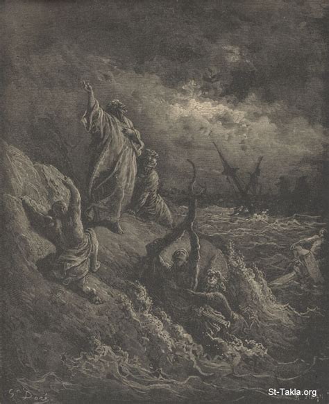 Image Pauls Shipwreck Paul Gustave Doré S Bible Illustrations 099