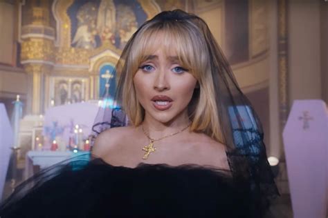 Sabrina Carpenter Reacts As Music Video Filmed In Catholic Church Sparks Controversy Jesus Was
