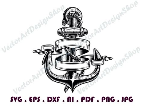 Anchor Svg Anchor Svg Nautical Svg Anchor Clipart Etsy