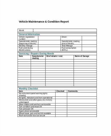 Computer Repair Checklist Template Beautiful Repair Report Template