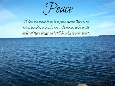 Ocean Peace Quotes Quotesgram